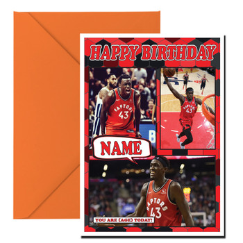 Pascal Siakam Mc1215 Birthday Card Pascal Siakam Mc1215 Birthday Card