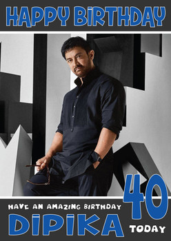Aamir Khan Bollywood Birthday Card Aamir Khan Bollywood Birthday Card
