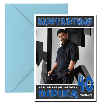 Aamir Khan Bollywood Birthday Card Aamir Khan Bollywood Birthday Card