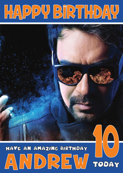 Action Jackson 1 Bollywood Birthday Card Action Jackson 1 Bollywood Birthday Card
