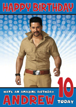 Aftab Shivdasani Bollywood Birthday Card