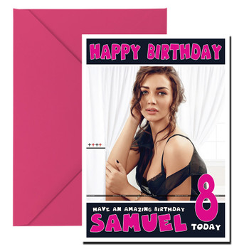 Amy Jackson Bollywood Birthday Card