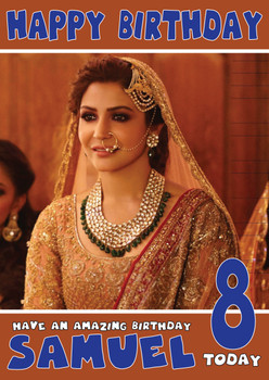 Anushka Sharma 1 Bollywood Birthday Card