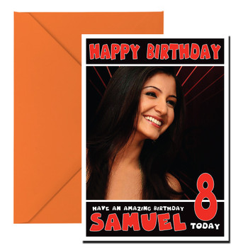 Anushka Sharma 3 Bollywood Birthday Card