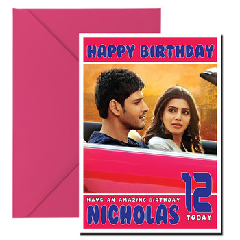 Brahmotsavam Bollywood Birthday Card Brahmotsavam Bollywood Birthday Card