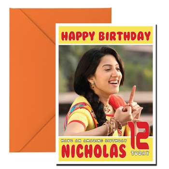 Cherry Mardia Bollywood Birthday Card