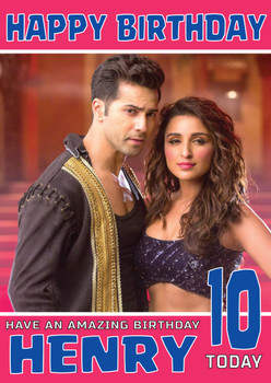 Dishoom Bollywood Birthday Card