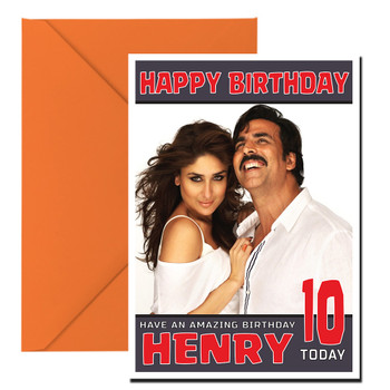 Gabbar Bollywood Birthday Card