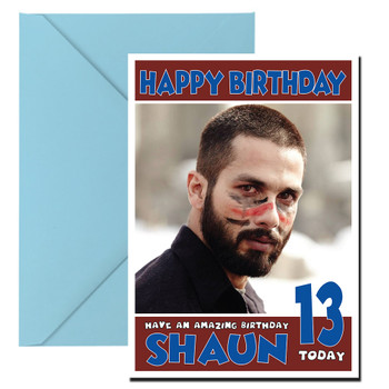 Haider Bollywood Birthday Card