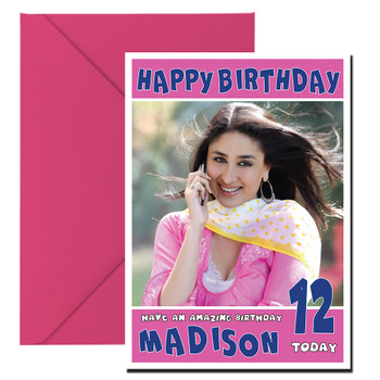 Kareena Kapoor 1 Bollywood Birthday Card