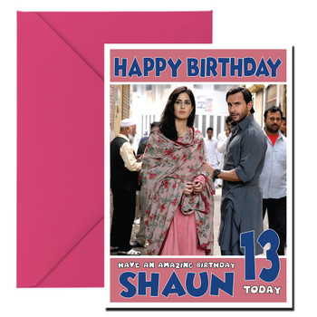 Phantom Bollywood Birthday Card