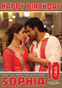 Raees Bollywood Birthday Card