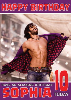 Ram Leela Bollywood Birthday Card