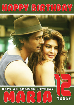 Roy 1 Bollywood Birthday Card