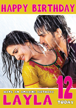 Shuddh Desi Romance Bollywood Birthday Card