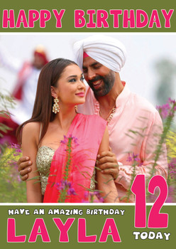 Singh Is Bliing Bollywood Birthday Card
