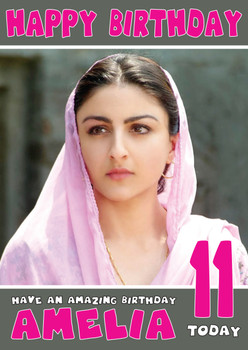 Soha Ali Khan Bollywood Birthday Card Soha Ali Khan Bollywood Birthday Card