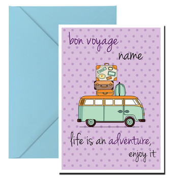 Bon Voyage Life Is An Adventure Suitcase 2 Birthday Card Bon Voyage Life Is An Adventure Suitcase 2 Birthday Card
