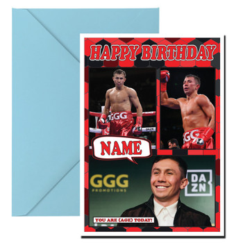 Gennady Golovkin Mc1464 Birthday Card
