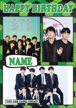 Bts 3 Birthday Card Bts 3 Birthday Card