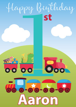Birthday Train Birthday Card Birthday Train Birthday Card