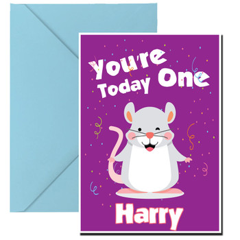 Cheerful Mouse Wishing For Birthday Birthday Card Cheerful Mouse Wishing For Birthday Birthday Card