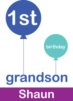 Happy Birthday Grandson Birthday Card