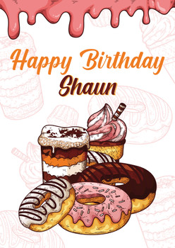 Sweets Birthday Birthday Card Sweets Birthday Birthday Card