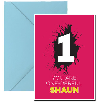 You Re One Derful Birthday Card You Re One Derful Birthday Card