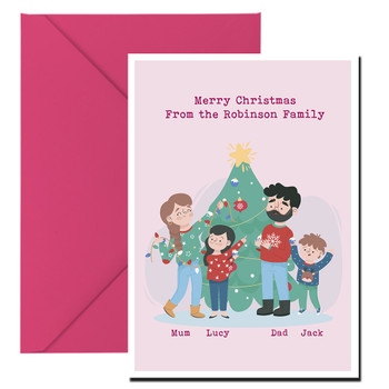 Rm251 Merry Christmas Robinson Family A Birthday Card Rm251 Merry Christmas Robinson Family A Birthday Card