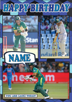 Aiden Markram  Celebrity Fan Birthday Card