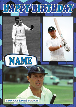 Geoff Boycott Celebrity Fan Birthday Card