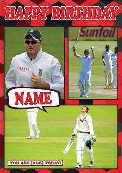 Graeme Smith Celebrity Fan Birthday Card