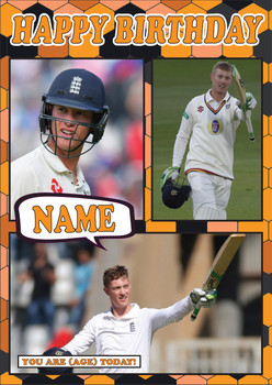 Keaton Jennings Celebrity Fan Birthday Card