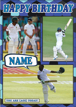 Temba Bavuma Celebrity Fan Birthday Card