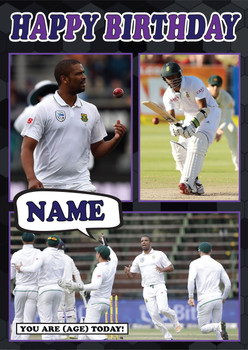 Vernon Philander Celebrity Fan Birthday Card