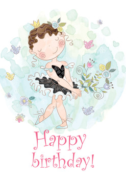 Ballet 1 Birthday Card Ballet 1 Birthday Card