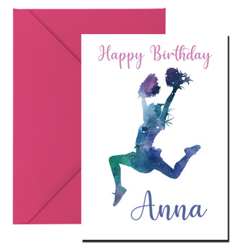 Cheer Pose 1 Birthday Card