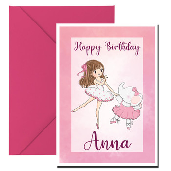 Happy Birthday Ballet Birthday Card Happy Birthday Ballet Birthday Card