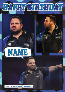 Adrian Lewis Mc1384 Birthday Card