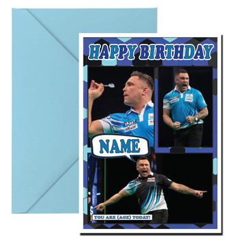 Gerwyn Price Mc1373 Birthday Card