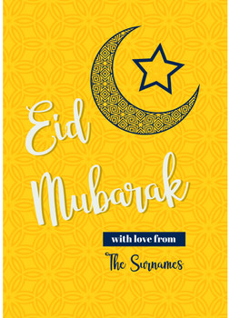 Rm08 Eid Mubarak Personalised Card  Birthday Card Rm08 Eid Mubarak Personalised Card  Birthday Card