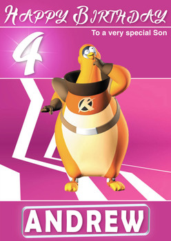 321 Penguins 5 Kidshows Birthday Card 321 Penguins 5 Kidshows Birthday Card