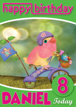3rd & Bird5 Kidshows Birthday Card