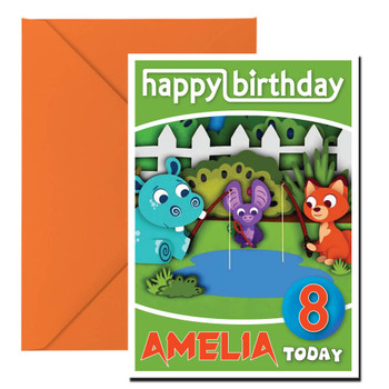 Abadas 3 Kidshows Birthday Card Abadas 3 Kidshows Birthday Card