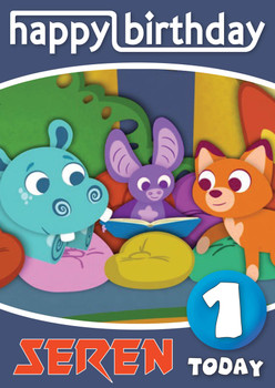 Abadas 4 Kidshows Birthday Card
