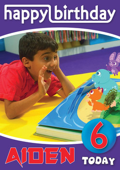 Abadas 6 Kidshows Birthday Card Abadas 6 Kidshows Birthday Card