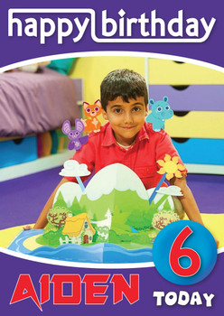 Abadas 7 Kidshows Birthday Card Abadas 7 Kidshows Birthday Card