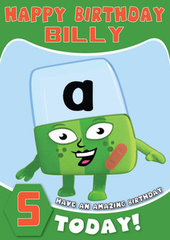Alphablocks 1 Kidshows Birthday Card Alphablocks 1 Kidshows Birthday Card