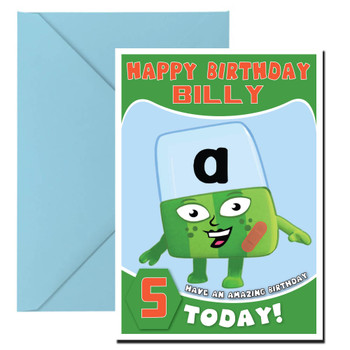 Alphablocks 1 Kidshows Birthday Card Alphablocks 1 Kidshows Birthday Card